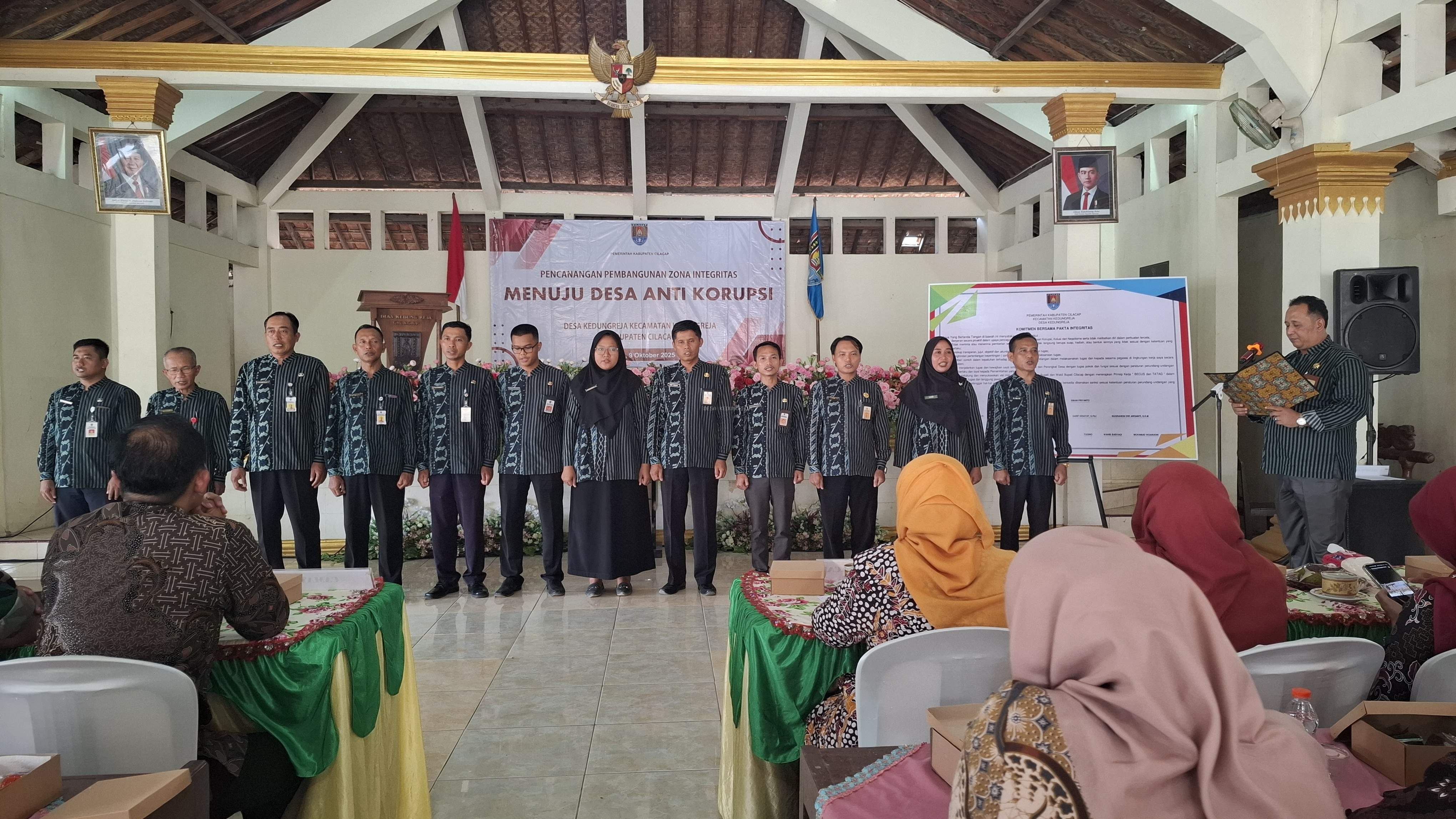 PENCANANGAN PEMBANGUNAN ZONA INTEGRITAS MENUJU DESA ANTI KORUPSI TAHUN 2025 - DESA KEDUNGREJA